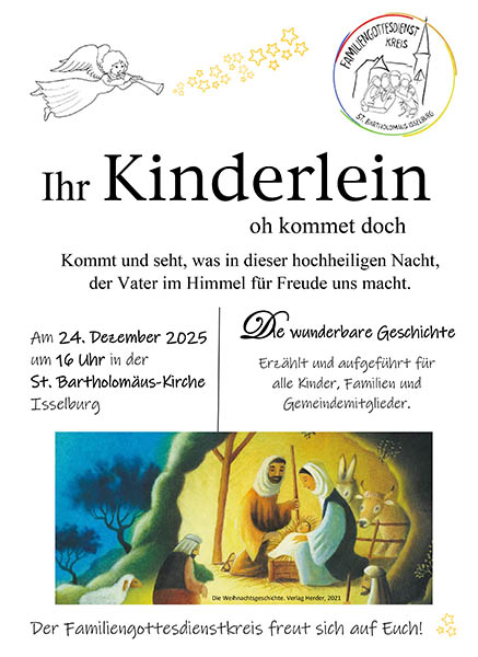 Plakat Krippenspiel Isselburg