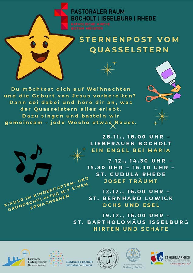 Plakat Sternenpost vom Quasselstern