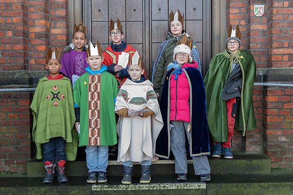 Start der Sternsingeraktion in Isselburg am 28.12.2025