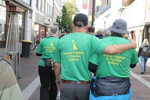 Ankunft in Kevelaer